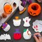12 Sets Halloween Paint Your Own Figurines Pumpkins Ghost Ready to Paint Ceramic Painting Kit Unpainted